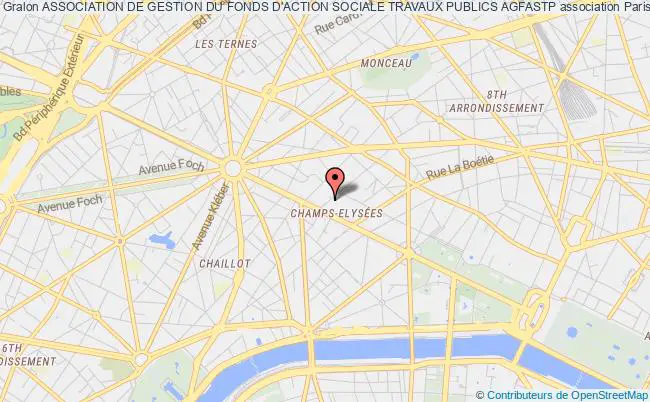 plan association Association De Gestion Du Fonds D'action Sociale Travaux Publics Agfastp Paris