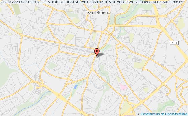 plan association Association De Gestion Du Restaurant Administratif Abbe Garnier Saint-Brieuc