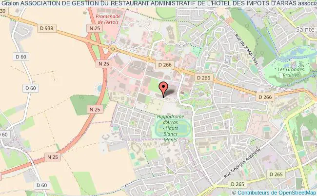 ASSOCIATION DE GESTION DU RESTAURANT ADMINISTRATIF DE L'HOTEL DES IMPOTS D'ARRAS
