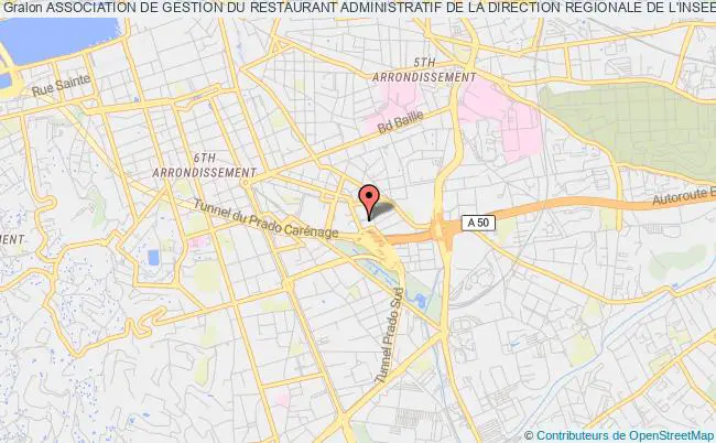 plan association Association De Gestion Du Restaurant Administratif De La Direction Regionale De L'insee (agrad) Marseille