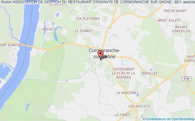 plan association Association De Gestion Du Restaurant D'enfants De Cormoranche Sur Saone / Bey Cormoranche-sur-Saône
