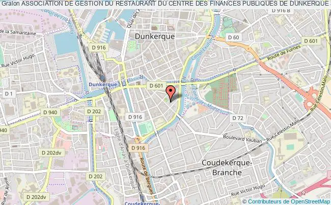 plan association Association De Gestion Du Restaurant Du Centre Des Finances Publiques De Dunkerque Dunkerque