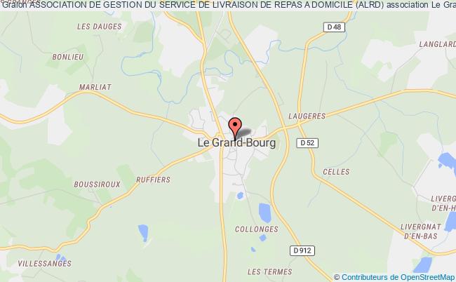 plan association Association De Gestion Du Service De Livraison De Repas A Domicile (alrd) Le Grand-Bourg