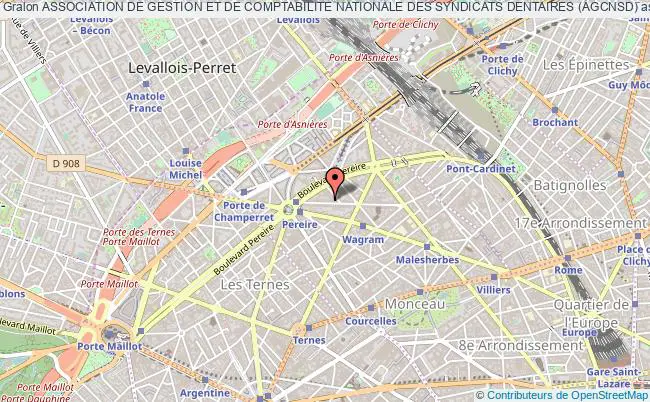 plan association Association De Gestion Et De Comptabilite Nationale Des Syndicats Dentaires (agcnsd) Paris