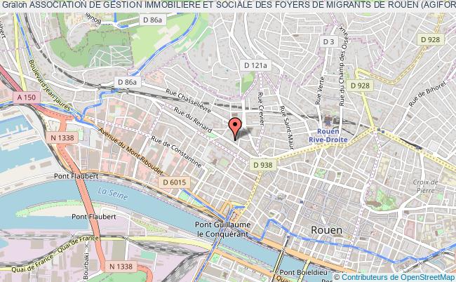 plan association Association De Gestion Immobiliere Et Sociale Des Foyers De Migrants De Rouen (agifor) Rouen