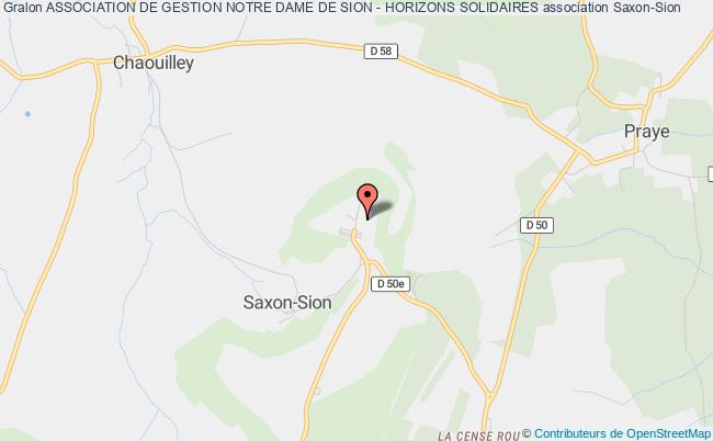 plan association Association De Gestion Notre Dame De Sion - Horizons Solidaires Saxon-Sion
