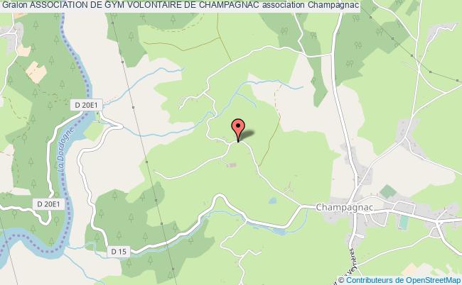 plan association Association De Gym Volontaire De Champagnac Champagnac