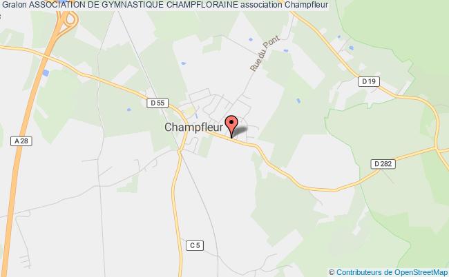 plan association Association De Gymnastique Champfloraine Champfleur