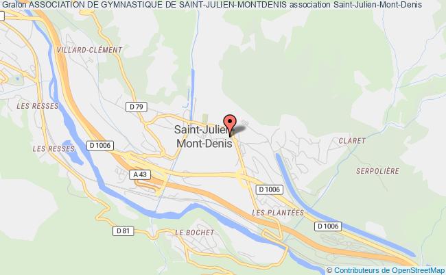 plan association Association De Gymnastique De Saint-julien-montdenis Saint-Julien-Mont-Denis
