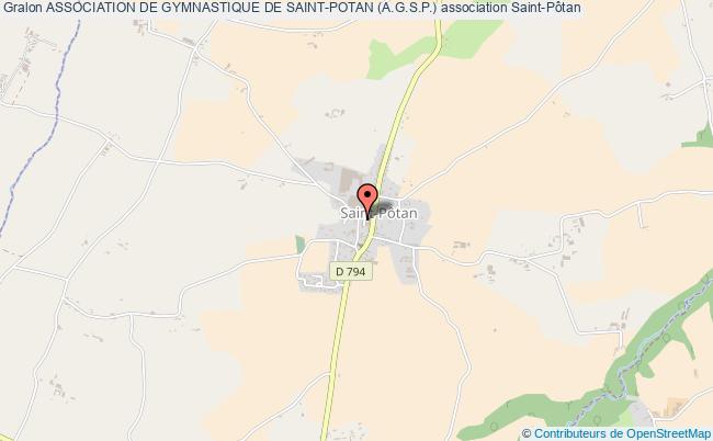 plan association Association De Gymnastique De Saint-potan (a.g.s.p.) Saint-Pôtan
