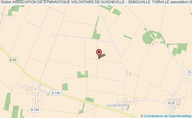 plan association Association De Gymnastique Volontaire De Guigneville - Sebouville  Torville Guigneville