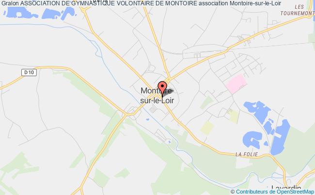 plan association Association De Gymnastique Volontaire De Montoire Montoire-sur-le-Loir