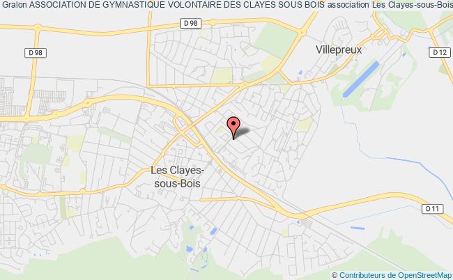 plan association Association De Gymnastique Volontaire Des Clayes Sous Bois Les Clayes-sous-Bois
