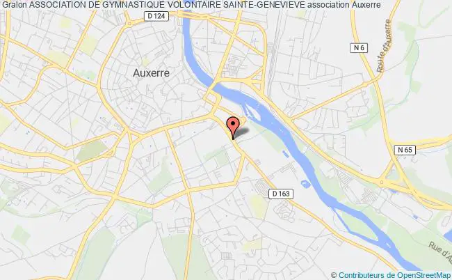 plan association Association De Gymnastique Volontaire Sainte-genevieve Auxerre