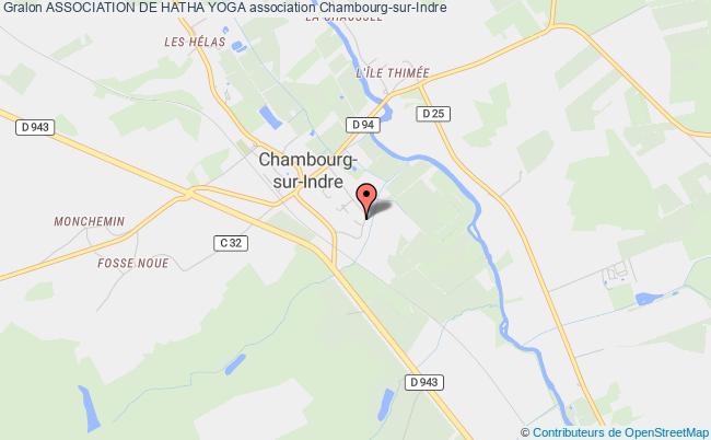 plan association Association De Hatha Yoga Chambourg-sur-Indre