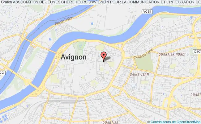 plan association Association De Jeunes Chercheurs D'avignon Pour La Communication Et L'intÉgration Des Nouveaux Arrivants Avignon