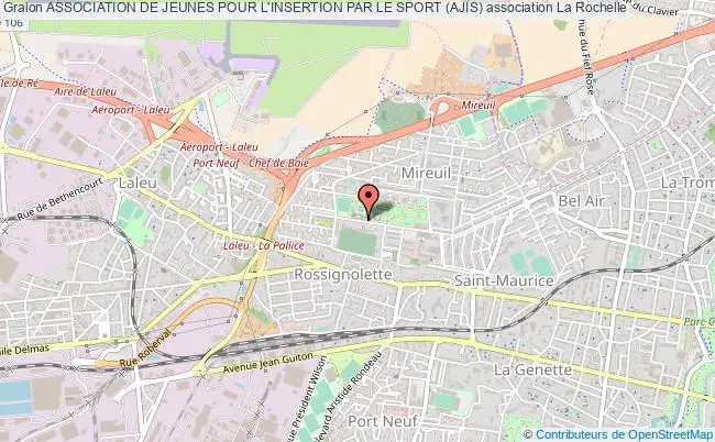 plan association Association De Jeunes Pour L'insertion Par Le Sport (ajis) La    Rochelle
