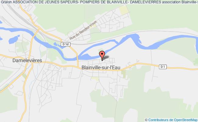 plan association Association De Jeunes Sapeurs- Pompiers De Blainville- Damelevierres Blainville-sur-l'Eau