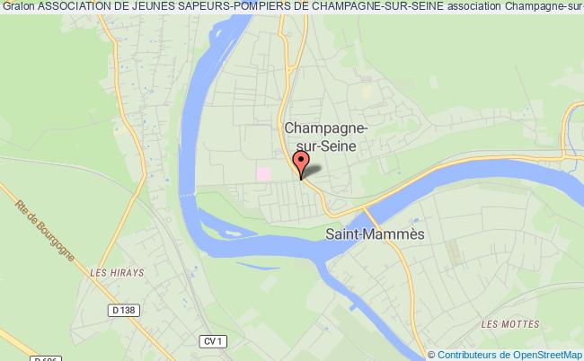plan association Association De Jeunes Sapeurs-pompiers De Champagne-sur-seine Champagne-sur-Seine