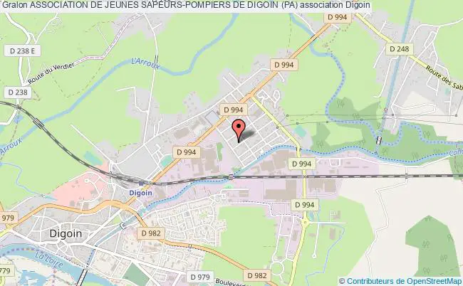 ASSOCIATION DE JEUNES SAPEURS-POMPIERS DE DIGOIN (PA)
