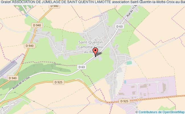 plan association Association De Jumelage De Saint Quentin Lamotte Saint-Quentin-la-Motte-Croix-au-Bailly