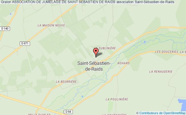 plan association Association De Jumelage De Saint Sebastien De Raids Saint-Sébastien-de-Raids