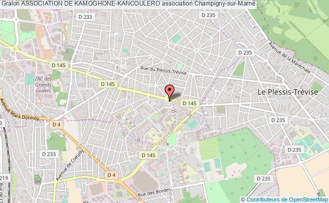 plan association Association De Kamoghone-kancoulero Champigny-sur-Marne