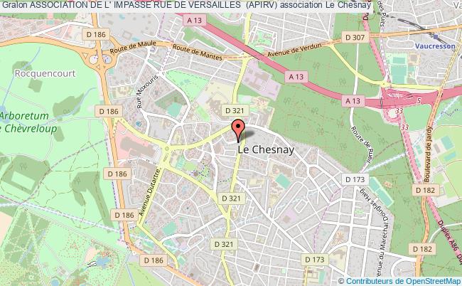 plan association Association De L' Impasse Rue De Versailles  (apirv) Le Chesnay