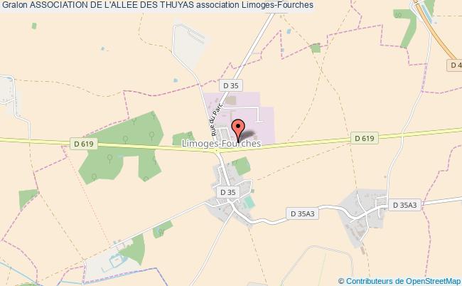 plan association Association De L'allee Des Thuyas Limoges-Fourches