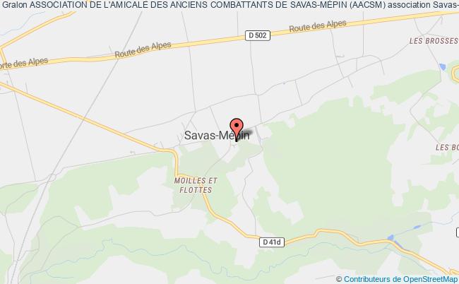 plan association Association De L'amicale Des Anciens Combattants De Savas-mÉpin (aacsm) Savas-Mépin