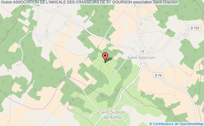 plan association Association De L'amicale Des Chasseurs De St Gourson Saint-Gourson