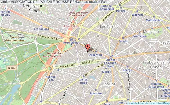 plan association Association De L'amicale Rousse-renoss Paris