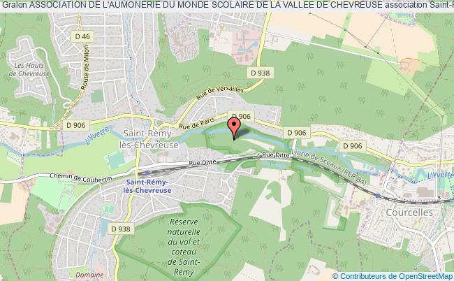 plan association Association De L'aumonerie Du Monde Scolaire De La Vallee De Chevreuse Saint-Rémy-lès-Chevreuse