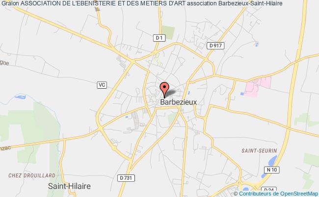 plan association Association De L'ebenisterie Et Des Metiers D'art Barbezieux-Saint-Hilaire