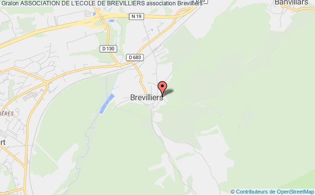 plan association Association De L'ecole De Brevilliers Brevilliers
