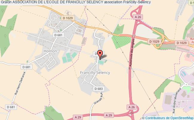 plan association Association De L'ecole De Francilly Selency Francilly-Selency