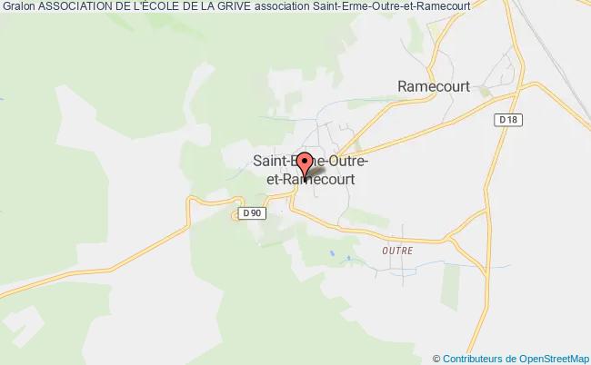 plan association Association De L'École De La Grive Saint-Erme-Outre-et-Ramecourt