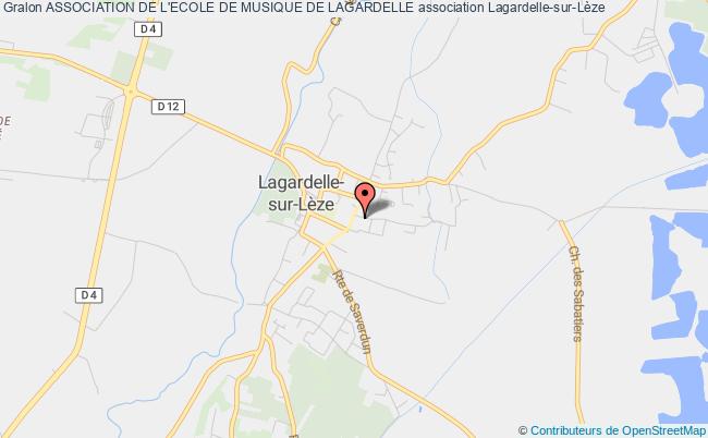 plan association Association De L'ecole De Musique De Lagardelle Lagardelle-sur-Lèze