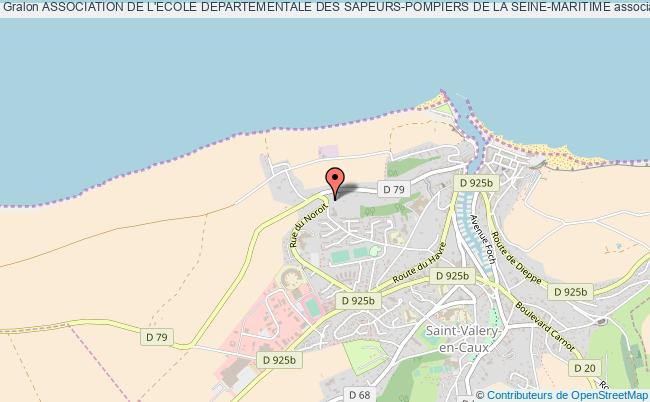 plan association Association De L'ecole Departementale Des Sapeurs-pompiers De La Seine-maritime Saint-Valery-en-Caux