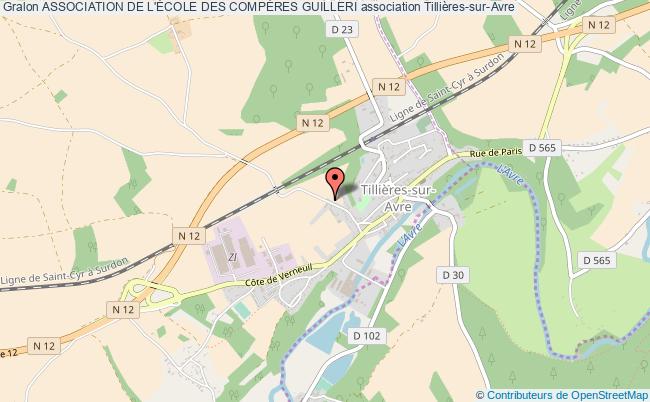 plan association Association De L'École Des CompÈres Guilleri Tillières-sur-Avre