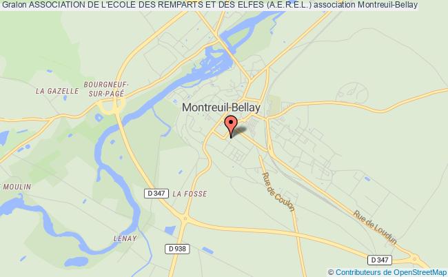 plan association Association De L'ecole Des Remparts Et Des Elfes (a.e.r.e.l.) Montreuil-Bellay