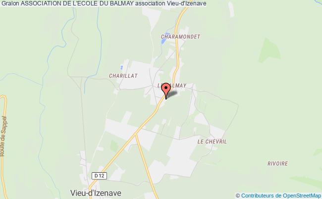 plan association Association De L'ecole Du Balmay Vieu-d'Izenave