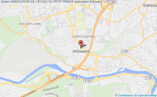 plan association Association De L'École Du Petit Prince Arbouans