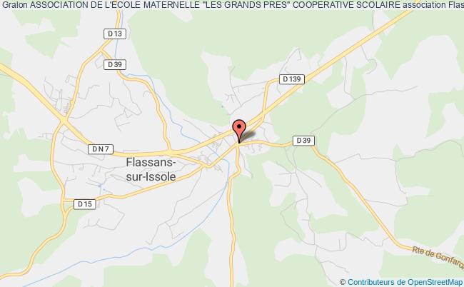 plan association Association De L'ecole Maternelle "les Grands Pres" Cooperative Scolaire Flassans-sur-Issole
