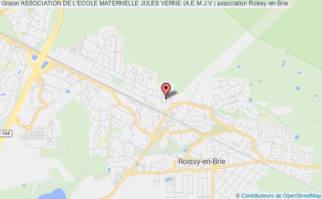 plan association Association De L'ecole Maternelle Jules Verne (a.e.m.j.v.) Roissy-en-Brie