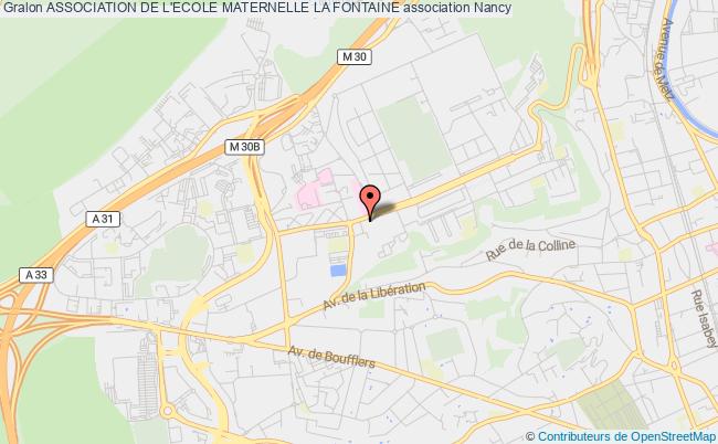 plan association Association De L'ecole Maternelle La Fontaine Nancy