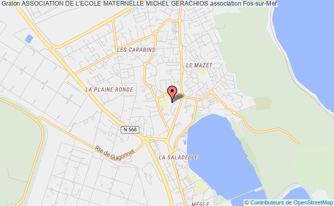 plan association Association De L'ecole Maternelle Michel Gerachios Fos-sur-Mer