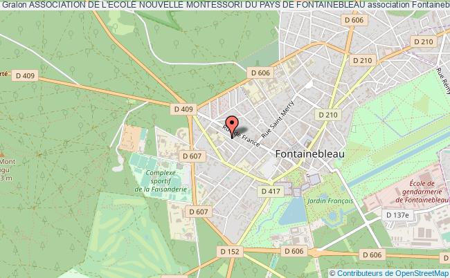 plan association Association De L'ecole Nouvelle Montessori Du Pays De Fontainebleau Fontainebleau