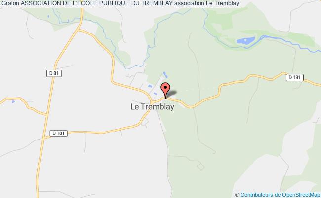 plan association Association De L'ecole Publique Du Tremblay Le    Tremblay