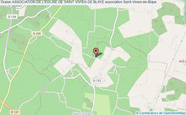 plan association Association De L'eglise De Saint Vivien De Blaye Saint-Vivien-de-Blaye